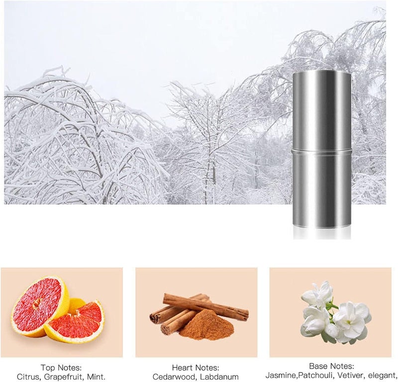woobles 8g/0.3oz Solid Perfume for Travel Train Security Check Passing, Portable Perfume Stick Long Lasting Fragrant for Dating Christmas Thanksgiving(Type 2) - Image 4